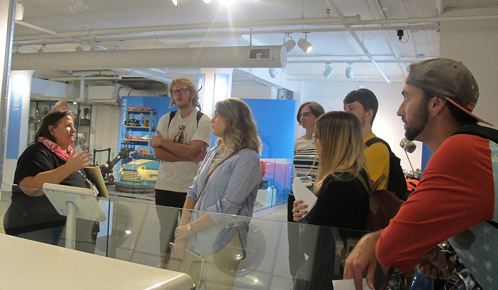 Pictured are history students at the Heinz History Center. | Photo by Amanda Dabbs